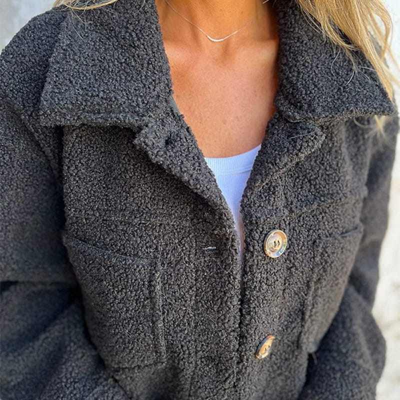 Olivia™ | Veste teddy tendance