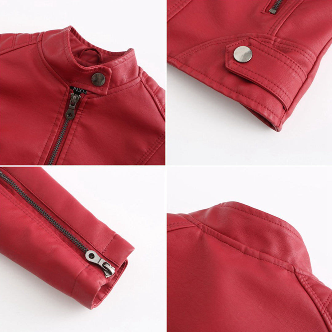 Milena™ | Veste en Cuir Élégante