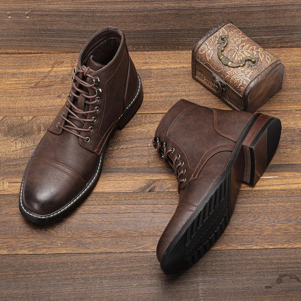 Michel ™ | Vintage chaussures en cuir